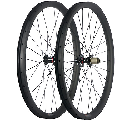 #ad 27.5ER MTB Carbon Wheelset 40mm Width Tubeless Ready MTB Carbon Wheelset 650B AM $417.05