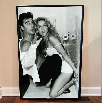 #ad Sex and The City Mr.Big Carrie Bradshaw Toilet Sex Poster