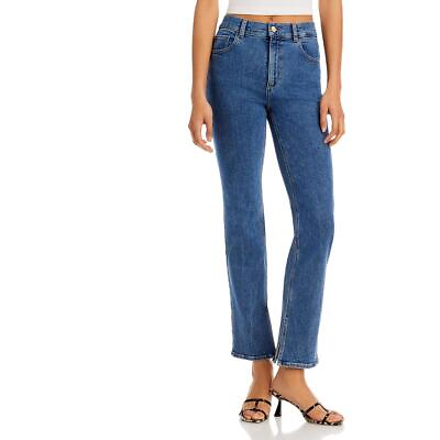 #ad DL1961 Womens Patti Blue Straight leg High rise Straight Leg Jeans 30 BHFO 0354