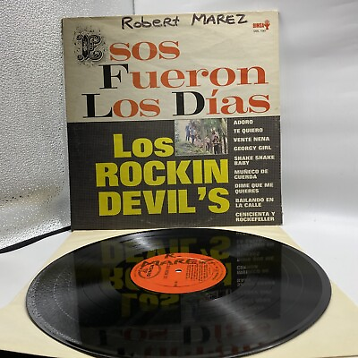 #ad Los Rockin Devil#x27;s Esos Fueron Los Días LP Orfeon Mexico Garage Rock 1974 COMP