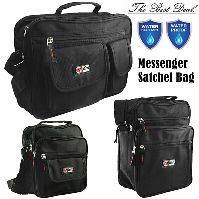 #ad Mens Waterproof Business Crossbody Briefcase Messenger Bag Shoulder Satchel Bags