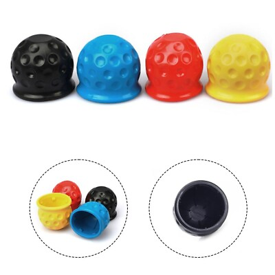 #ad Enhance the Look and Functionality with 50mm Black Tow Bar Ball Cover Cap