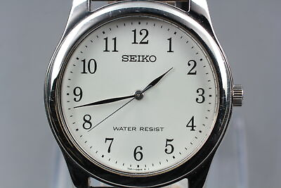 #ad Near MINT Seiko Spirit Quartz 7N01 0EF0 Mens Analog Quartz Watch From JAPAN