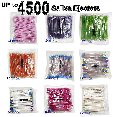 #ad up to 4500 Dental Saliva Ejectors Suction Ejector Optional Color Made in Italy
