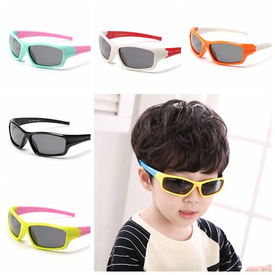#ad Girls Boys Kids Toddler Sporty UV400 Polarized Sunglasses Cycling Outdoor Shades