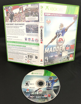 #ad XBOX 360 ✔ MADDEN 16 NFL FOOTBALL ✔ FULLY TESTED amp; SHIPS FAST ✔gift #17 18 2016