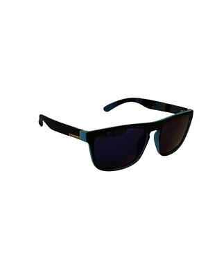 #ad Matte Blue amp; Black Polarized Sunglasses