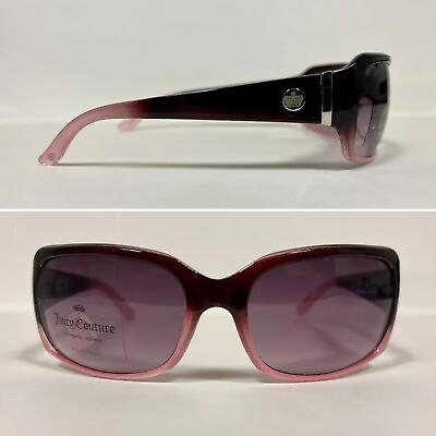 #ad Juicy Couture Sunglasses Raspberry Pink Fade Or Strawberry Fade Silver Crown