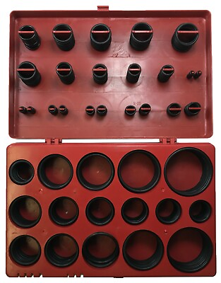 #ad 407 Black Automotive SAE O Ring Seal Assortment Kit for Hydraulic Fittings