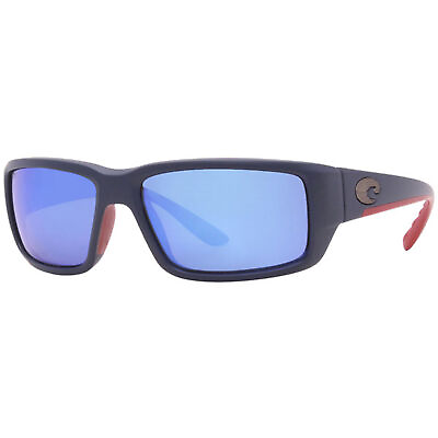 #ad Costa Del Mar Men#x27;s Sunglasses Blue Lens Matte Freedom Fade Frame 06S9006F 5459