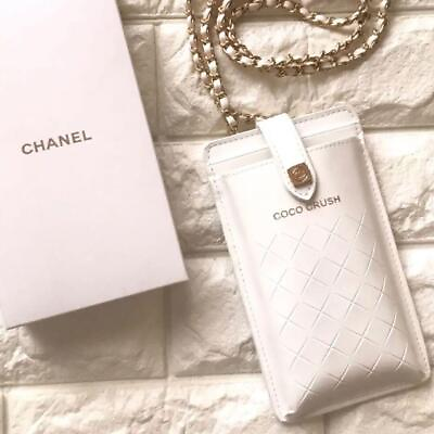 #ad CHANEL COCO CRUSH White Pouch Chain Novelty Limited 2023 Japan【FAST Shiping】 FS