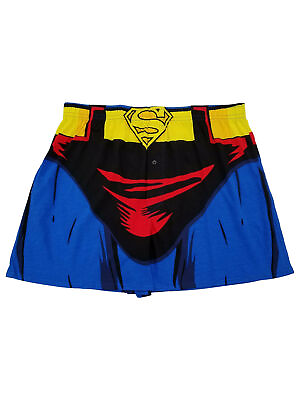 #ad Superman Mens Blue Character Underwear Boxers Boxer Shorts XXL