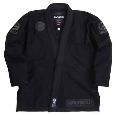 #ad Shoyoroll BBJ GI Japan Competitor Batch 51 Black Jiu Jitsu Uniform **with bag**