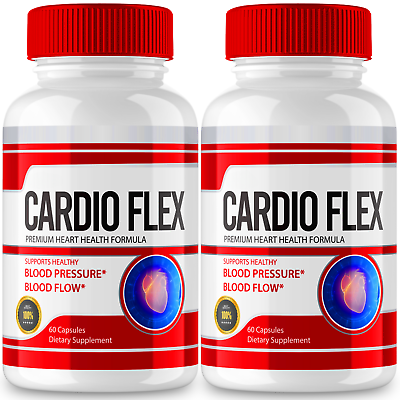 #ad 2 Pack Cardio Flex Cardio Flex Blood and Heart Health Formula 120 Capsules