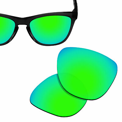 #ad Polarized Replacement Lenses for OAKLEY Frogskins Sunglasses Green UVAamp;UVB