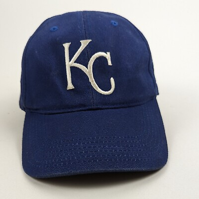 #ad Kansas City Royals Baseball Cap Hat Adjustable One Size OSFM Blue Sports MLB