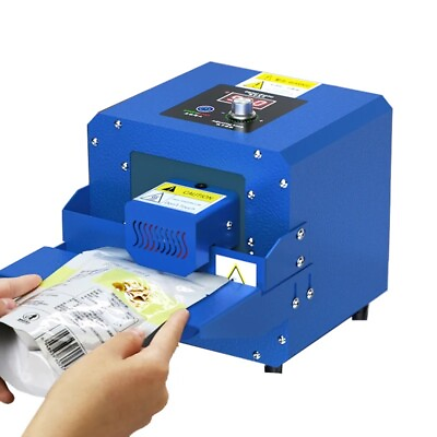 #ad Mini Continuous Automatic Film Sealing Machine 220V Food Plastic Bag Heat Sealer