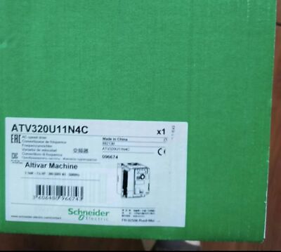 #ad 1PC 100% Brand Original Schneider Electric ATV320U11N4C New in Box Free Shipping
