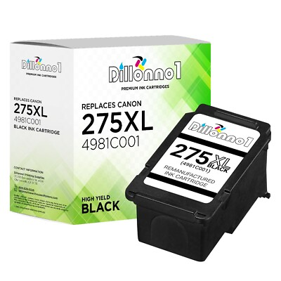 #ad 1 Black for Canon PG 275XL Ink Cartridge PIXMA TS3520 TS3522