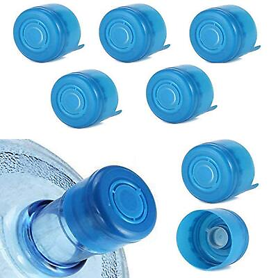 #ad 5 pcs Water Bottle Caps Reusable Gallon Snap On Cap Lid Drinking Primo Non Spill