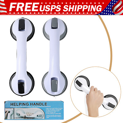 #ad 12quot; Shower Suction Grab Bars for Bathtubs amp; Showers Bathroom Safety Grip Handle
