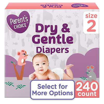#ad #ad Dry amp; Gentle Diapers Size 2 240 Count Select for More Options