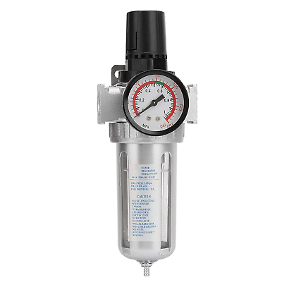 #ad BSP 1 2 Air Filter Regulator Air Compressor Moisture Water Trap Filter Regulat