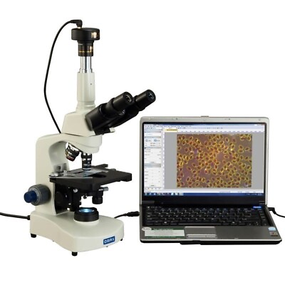 #ad Dry Darkfield Compound Trinocular Siedentopf Microscope 40X 2000X w 9.0MP Camera