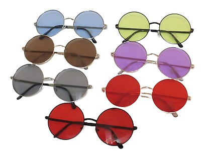 #ad John Lennon Style Circle Round Sunglasses Vintage Retro Classic For Men amp; Women.