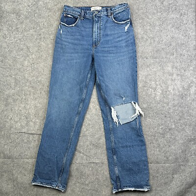 #ad Abercrombie amp; Fitch Jeans Womens 30 10R Blue 90s Straight Ultra High Rise