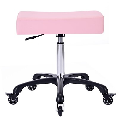 #ad Adjustable Stool Chair on WheelsSquare Padded Cushion Hydraulic Rolling Swiv... $170.84