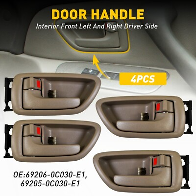 #ad 4X Driver Passenger Side Inner Door Handle For Toyota 00 04 Avalon 01 07 Sequoia