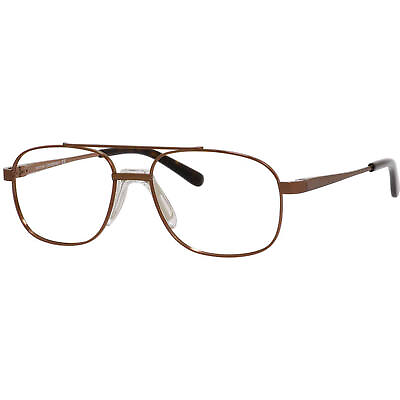 #ad Chesterfield Unisex Eyeglasses Brown Titanium Frame Demo Lens CH 868 T 0EU8