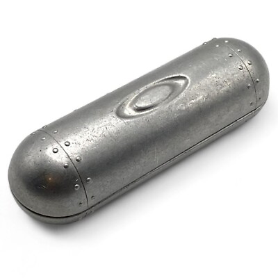 #ad #ad Oakley Original Hard Case Metal Aluminum Small Torpedo Vault Case only