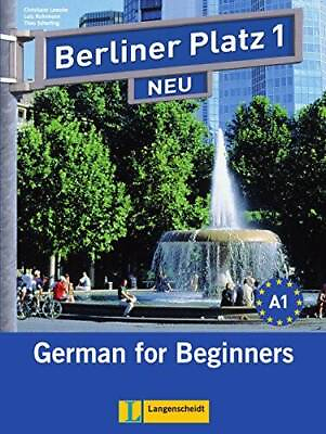 #ad Berliner Platz 1 NEU: STUDENT PACK contains Text Workbook 2 Audio CDs f GOOD