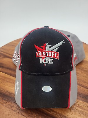 #ad Kurt Busch Smirnoff 97 Cap Adjustable Strap Roush Racing Hat