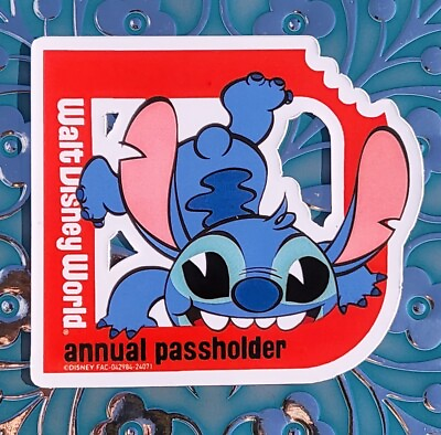 #ad Disney passholder Magnet Stitch 2024 HOMEMADE COPY
