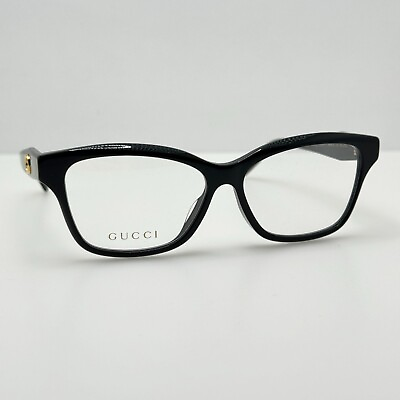 #ad Gucci Eyeglasses Eye Glasses Frames GG0801OA 001 54 14 145 Italy
