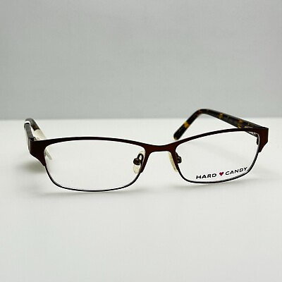 #ad Hard Candy Eyeglasses Eye Glasses Frames HC02 BWN 52 15 135