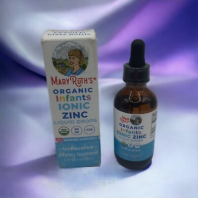 #ad Mary Ruth#x27;s Infant Liquid Ionic Zinc for Ages 0 12 Months 2oz Exp 05 2024