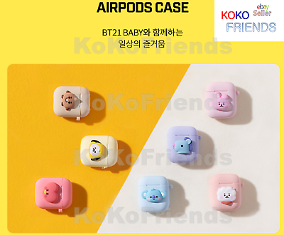 #ad BTS BT21 Official Baby Character Airpod Case Cover KPOP Goods Authentic Item