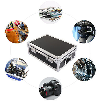 #ad Safe Box Suitcase Storage Box Security Box Lock Cash Money Safety Aluminum Alloy