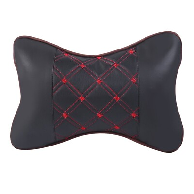 #ad 1pcs Retro Car Neck Pillow Soft Ventilation Headrest Travel Pillow Cushion
