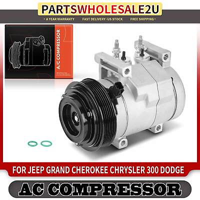 #ad AC Compressor w Clutch for Dodge Durango Charger Jeep Grand Cherokee Chrysler