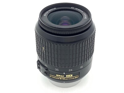 #ad Nikon Af S Dx Ed 18 55 3.5 5.6G Black Interchangeable Lens