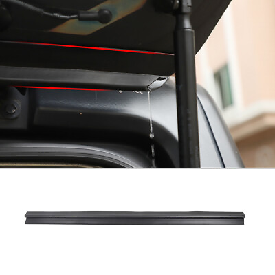 #ad Black Tailgate Rear Window Rain Gutter Deflector For Jeep Wrangler 07 JK JKU JL