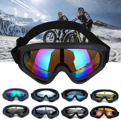 #ad Cycling Goggles Bike Windproof Eyewear Riding Driving UV400 Sports Glasses Gafas $9.99
