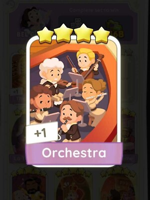 #ad Monopoly Go 4 Star Sticker🌟🌟🌟🌟 Orchestra