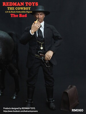 #ad REDMAN TOYS 1 6 Scale 12” Figure Lee Van Cleef The bad Clint Eastwood sideshow