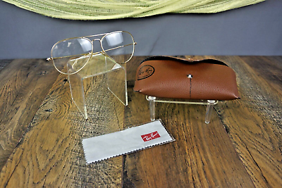 #ad Vintage Bamp;L RAY BAN Bausch amp; Lomb AVIATOR II GLASSES RB 3026 L2846 w CASE ITALY